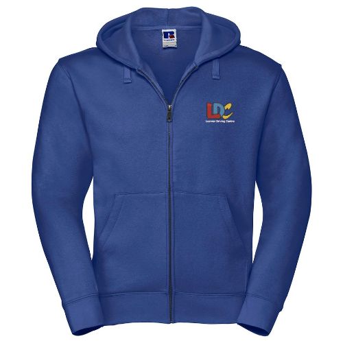 LDC-Russell Europe Authentic Zipped Hooded Sweat Bright Royal